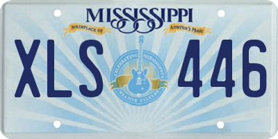 MS license plate XLS446