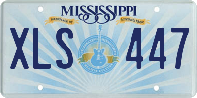 MS license plate XLS447