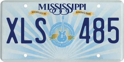 MS license plate XLS485