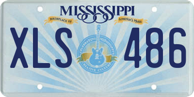 MS license plate XLS486
