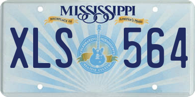 MS license plate XLS564