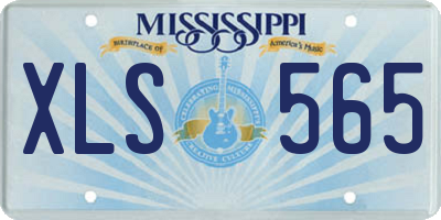 MS license plate XLS565
