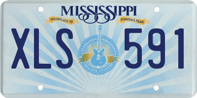 MS license plate XLS591