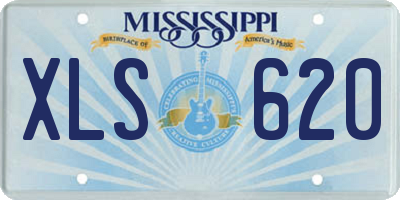 MS license plate XLS620