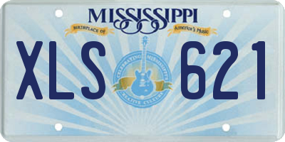 MS license plate XLS621