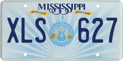 MS license plate XLS627