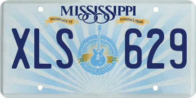 MS license plate XLS629