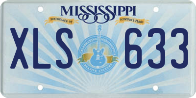 MS license plate XLS633