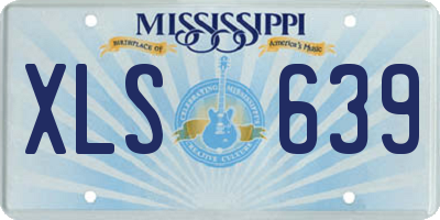 MS license plate XLS639