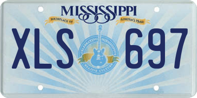 MS license plate XLS697