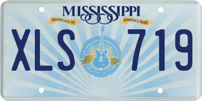 MS license plate XLS719
