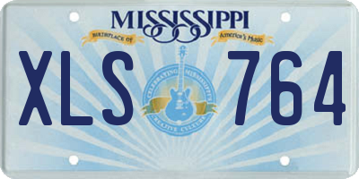 MS license plate XLS764