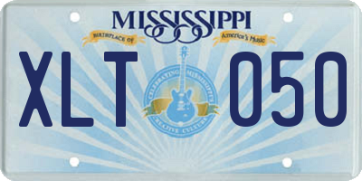 MS license plate XLT050