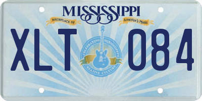 MS license plate XLT084