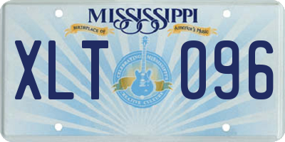 MS license plate XLT096