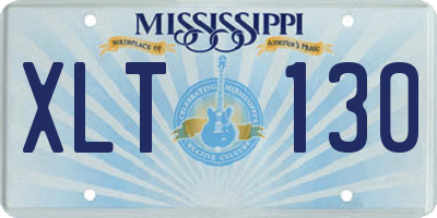 MS license plate XLT130