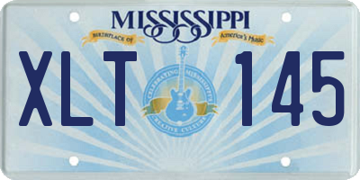MS license plate XLT145