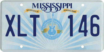 MS license plate XLT146