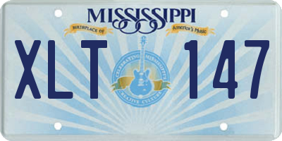 MS license plate XLT147