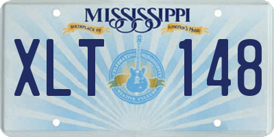 MS license plate XLT148