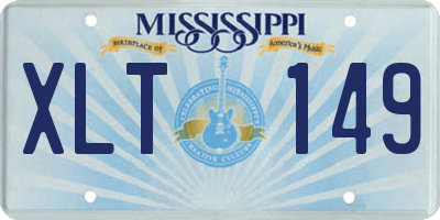 MS license plate XLT149