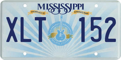 MS license plate XLT152