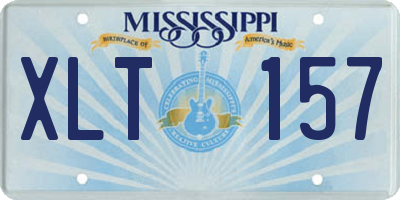 MS license plate XLT157
