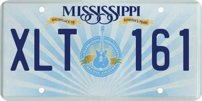 MS license plate XLT161