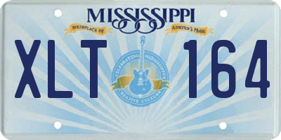 MS license plate XLT164