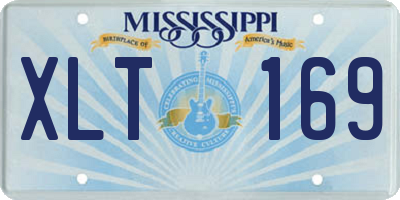 MS license plate XLT169