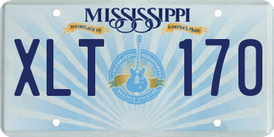 MS license plate XLT170