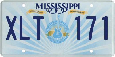 MS license plate XLT171