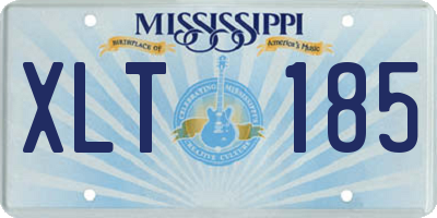 MS license plate XLT185