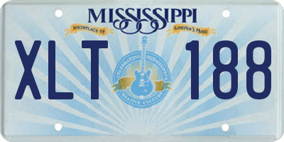 MS license plate XLT188