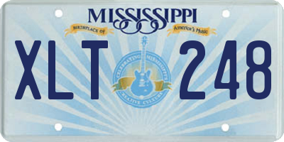 MS license plate XLT248