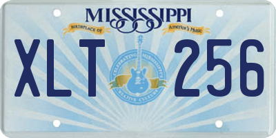 MS license plate XLT256