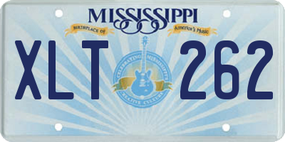 MS license plate XLT262
