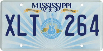 MS license plate XLT264