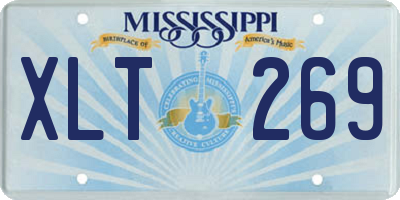 MS license plate XLT269