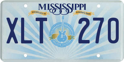 MS license plate XLT270