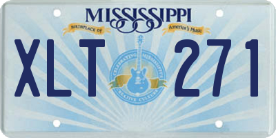 MS license plate XLT271