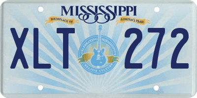 MS license plate XLT272