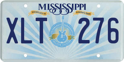 MS license plate XLT276