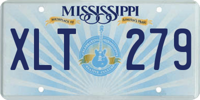 MS license plate XLT279