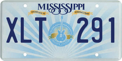 MS license plate XLT291