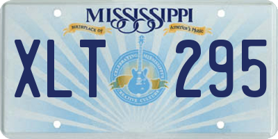 MS license plate XLT295