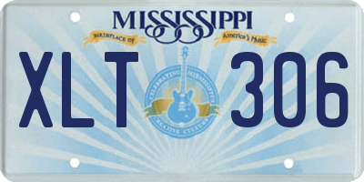 MS license plate XLT306