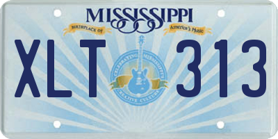 MS license plate XLT313