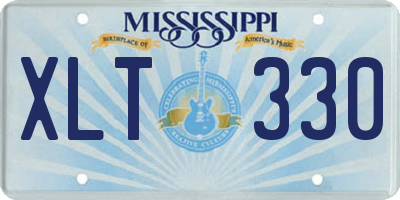 MS license plate XLT330