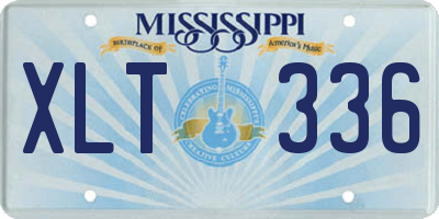 MS license plate XLT336